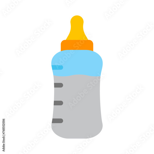Baby Bottle Vector Flat Icon