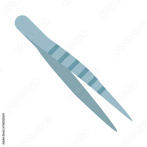 Tweezers Vector Flat Icon