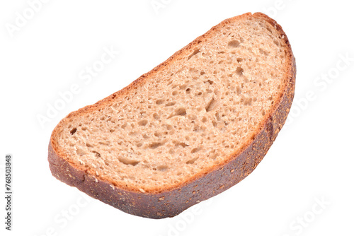 Sliced bread isolated on white
