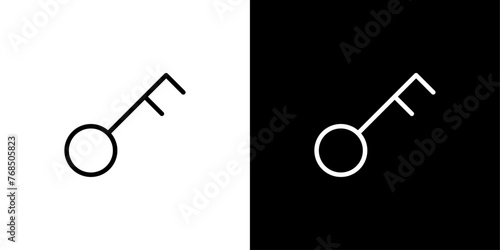 シンプルな鍵のベクターアイコン