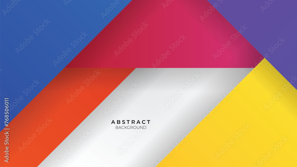 Abstract background with colorful different shapes Abstract background with colorful different shapes