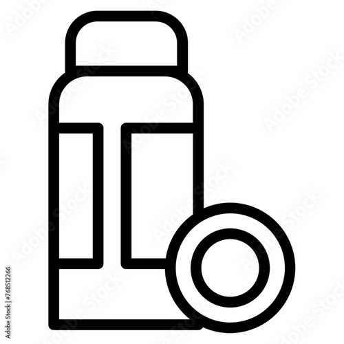 Makeup remover outline icon