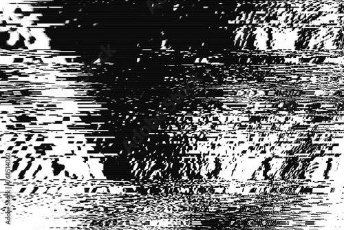 фотографія Abstract distorted black white motion glitch overlay effect distress texture