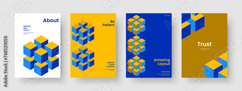 Isolated Banner Layout. Geometric Flyer Template. Modern Book Cover Design. Poster. Report. Background. Brochure. Business Presentation. Advertising. Leaflet. Brand Identity. Magazine. Pamphlet