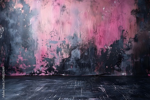 a grunge pink with dark background