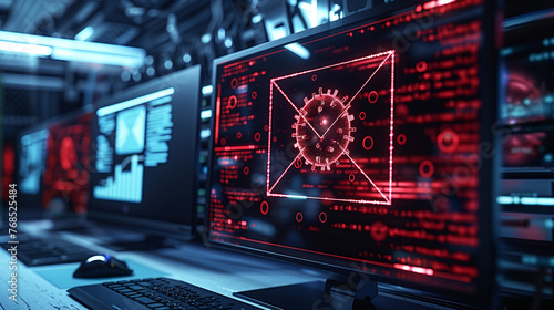 email infect virus and malw...