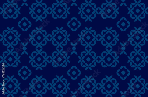 Modern Batik Kawung, Javanese Batik Seamless Pattern, Batik design, repetition modern pattern, background, decorative seamless.