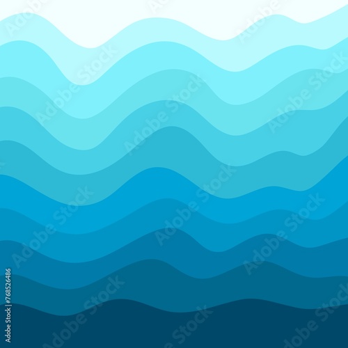 blue waves background