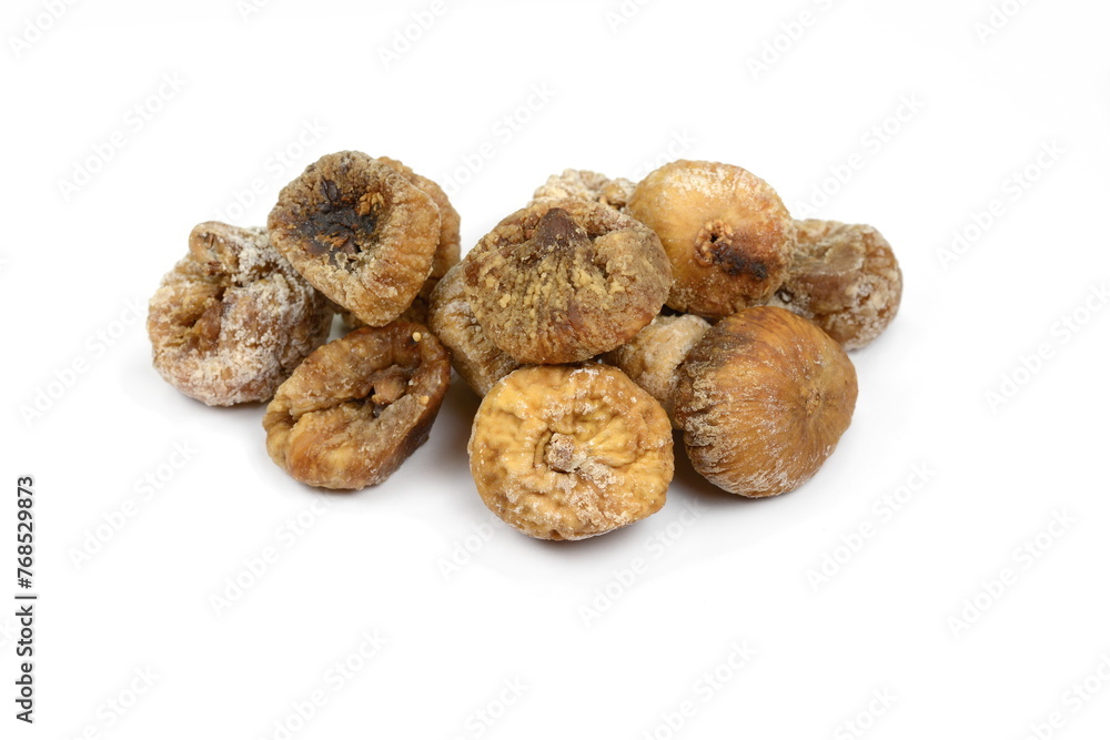 Dried figs isolated on white background Dried figs isolated on white background