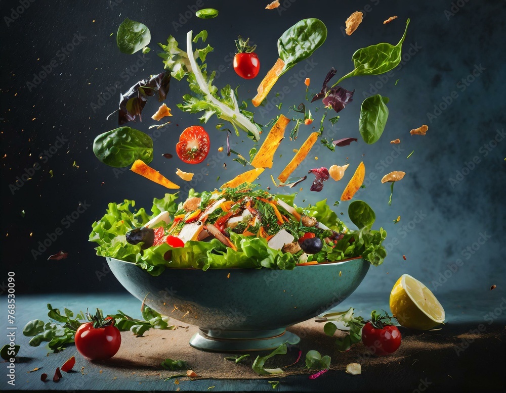 salad with vegetables salad with vegetables