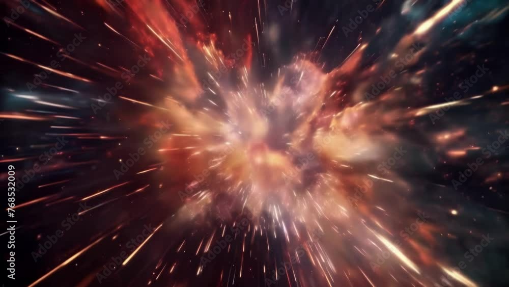 The explosions move and shift in a mesmerizing dance accompanied by digital distortions that add a surreal touch to the footage. The explosions move and shift in a mesmerizing dance accompanied by digital distortions that add a surreal touch to the footage.