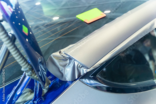 car paint protection film with spatula