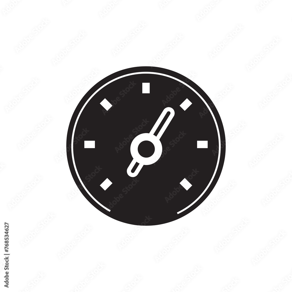 speedometr vector flat simple illustration on white background..eps speedometr vector flat simple illustration on white background..eps