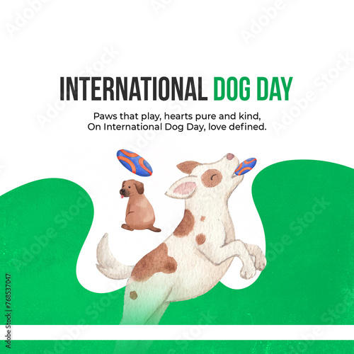Illustration of a dog with ...