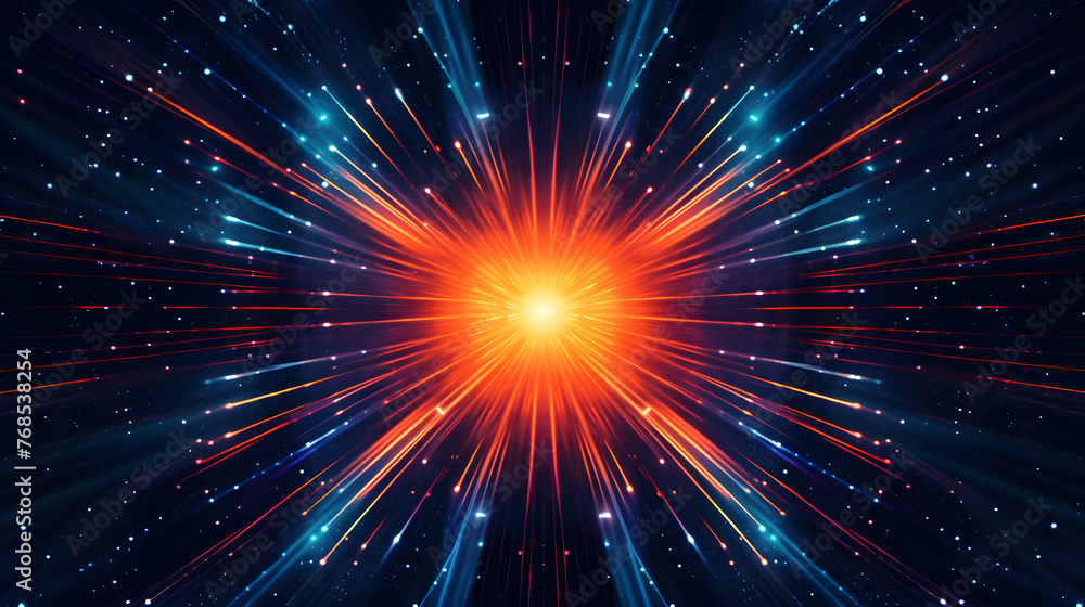 Digital technology orange blue laser linear outline graphic poster web page PPT background Digital technology orange blue laser linear outline graphic poster web page PPT background