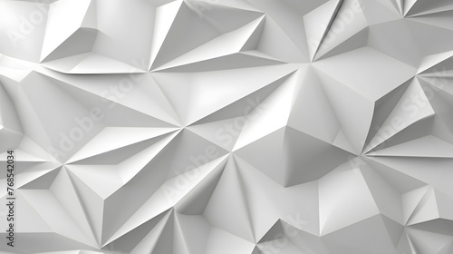 Digital white modern 3d geometry abstract graphic poster web page PPT background