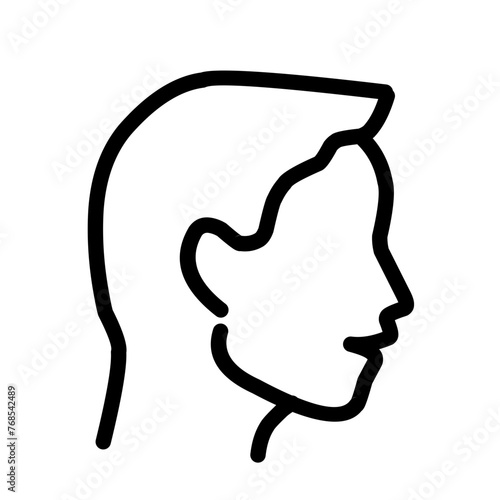 Simple Gender Related Vector Line Icons,Contains Icons like Public Toilet Sign, Avatars of different gender users, Male and female relationships.