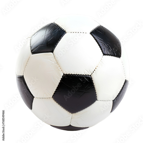 Soccer ball on transparent background