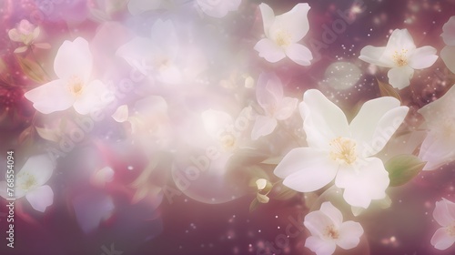 nature blossom spring flowers background