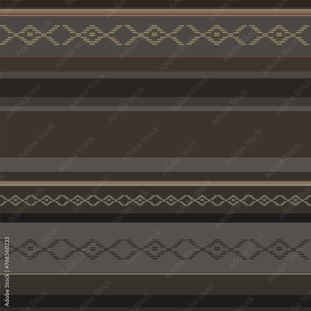Ethnic seamless pattern. Ethnicity old polish background texture. Boho motif. Geometric ornament. Carpet