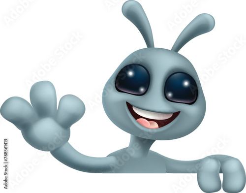 An alien grey or gray fun c...