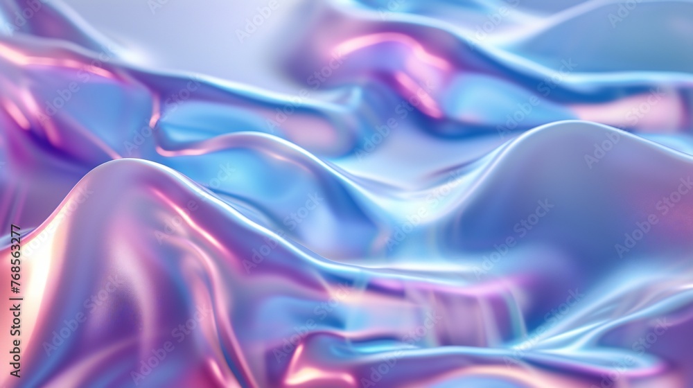 Obraz premium Soft streams of light cascade down, their fluid form creating a tranquil atmosphere filled with serenity.