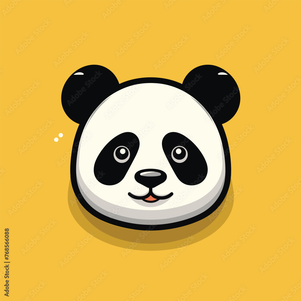 A panda illustrate A panda illustrate