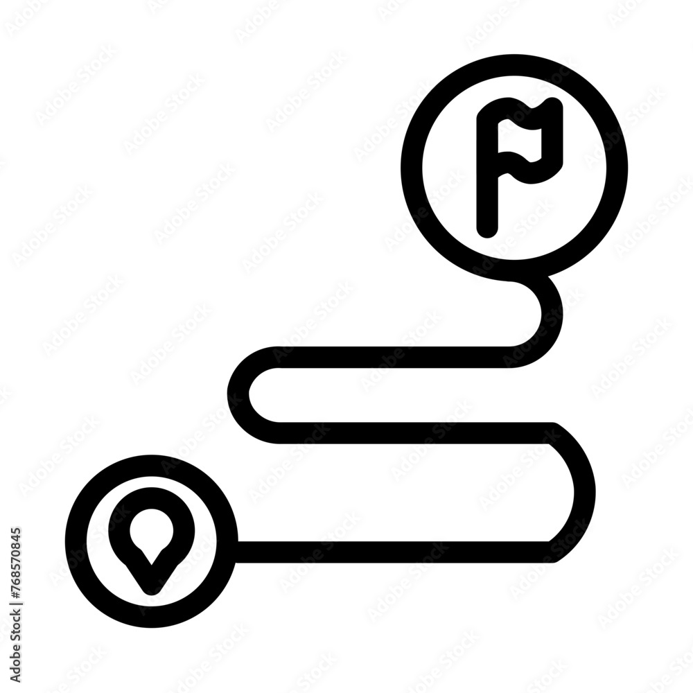 illustration of a set of icons line style illustration of a set of icons line style