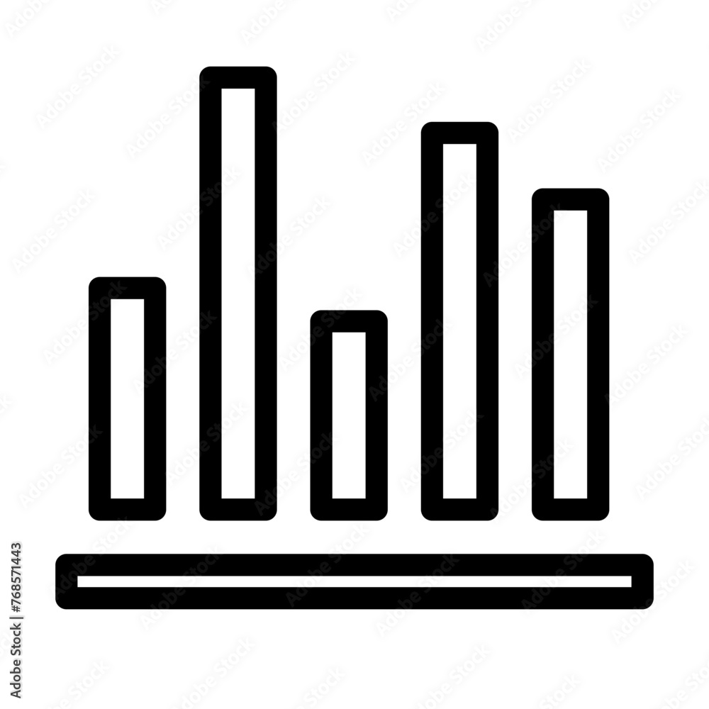 bar chart line style bar chart line style