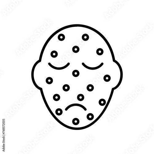 smallpox line style