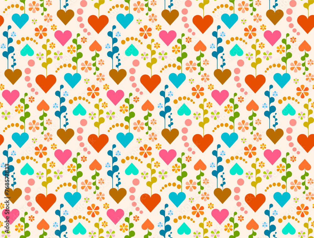 Seamless love decoration pattern. Vector Seamless love decoration pattern. Vector