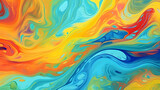 Art rainbow psychedelic oil paint abstract graphic poster web page PPT background