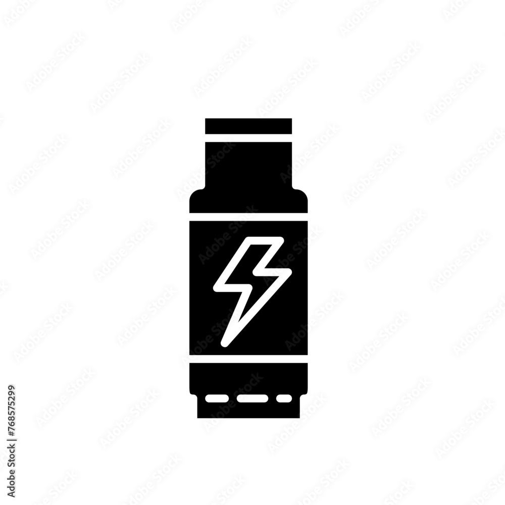 Fototapeta premium energy drink solid style