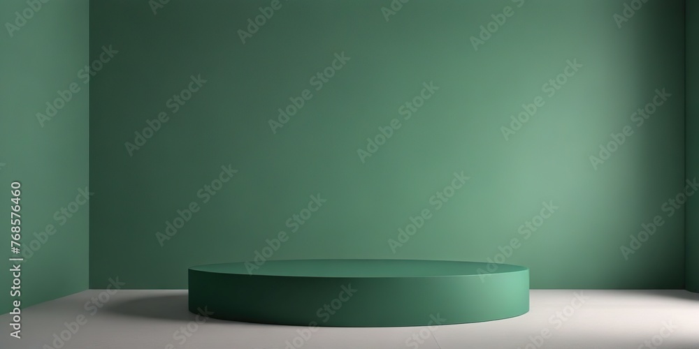 empty room with green screen empty room with green screen