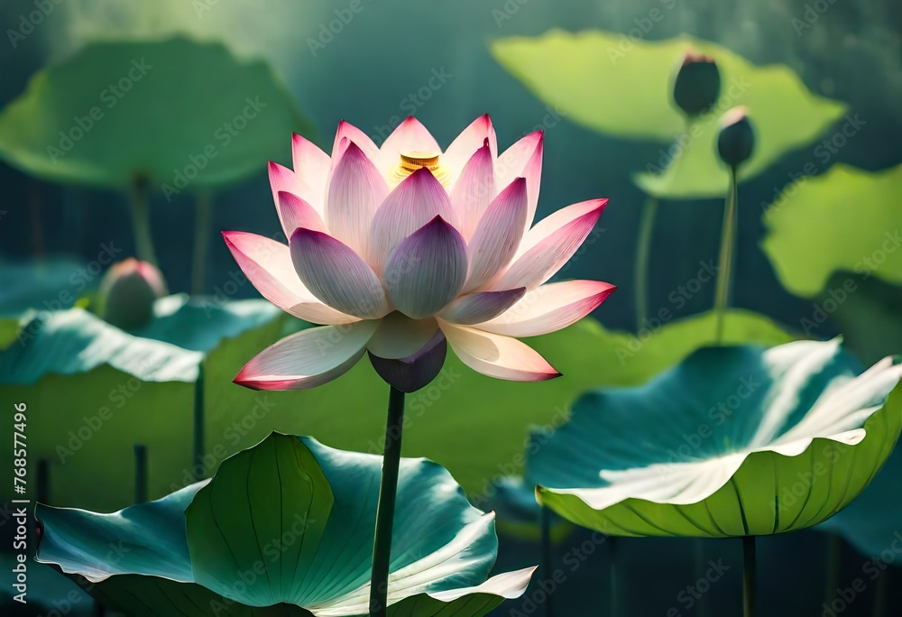 Obraz premium pink lotus flower