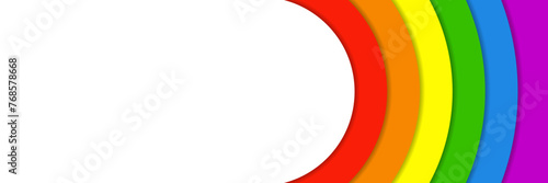 Horizontal Banners for Pride Month Celebration. Honor Diversity and Inclusion with Vibrant Visual Statements