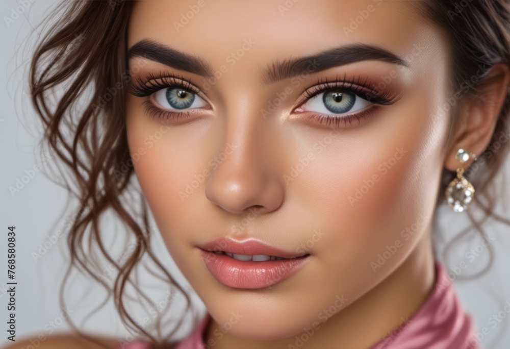 A Portrait Of Breathtakingly Gorgeous, Exotic, Beautiful Woman.
A Portrait Of Breathtakingly Gorgeous, Exotic, Beautiful Woman.