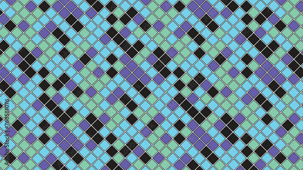 Abstract Colored Tiles Pattern Background Abstract Colored Tiles Pattern Background