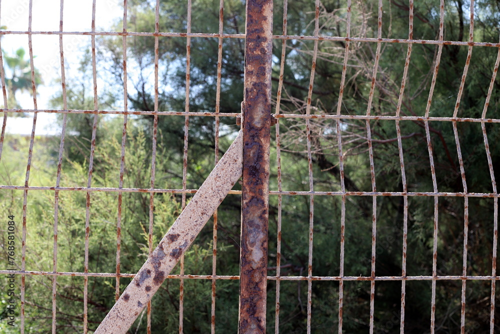 Texture of old and rusty iron. Rusty metal products. Texture of old and rusty iron. Rusty metal products.
