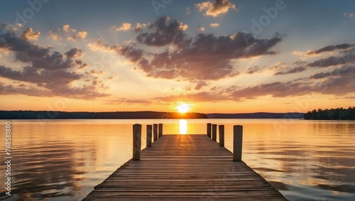 sunset on the pier © Abdullah