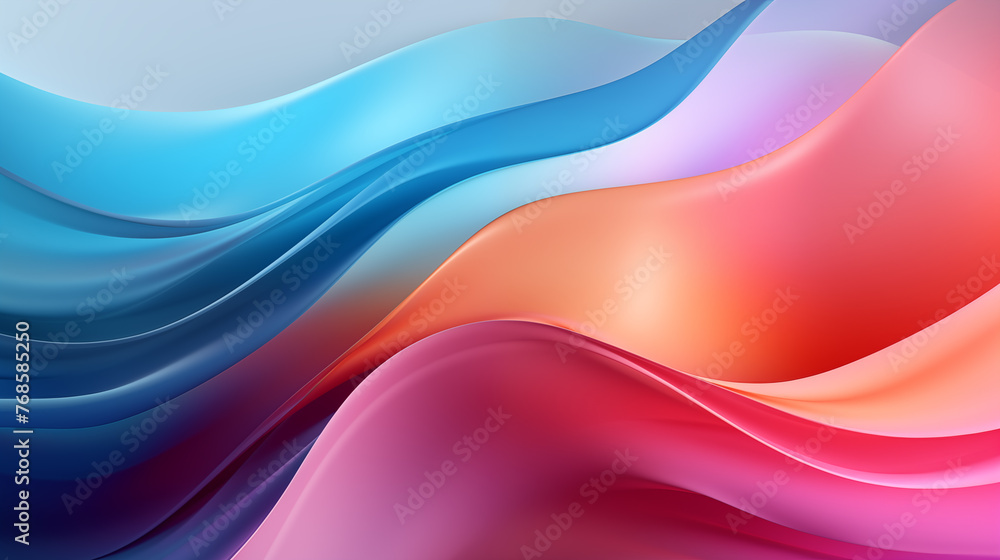 Colorful wavy background with paper cut style. background or wallpaper Colorful wavy background with paper cut style. background or wallpaper