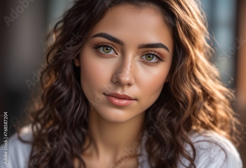 Wallpaper Mural A Portrait Of Breathtakingly Gorgeous, Exotic, Beautiful Woman.
 Torontodigital.ca