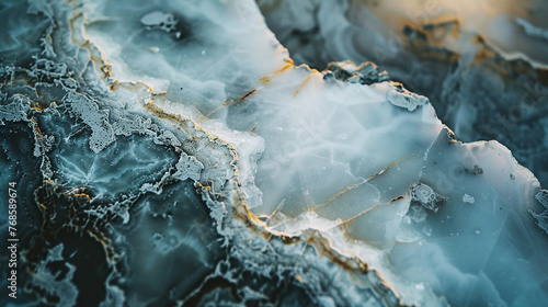 Macro shot capturing the raw, organic beauty of unpolished marble surfaces. © Abdul
