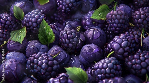 Wallpaper Mural Fresh fruit close up with little drops of water amazing tasty frame filled Torontodigital.ca