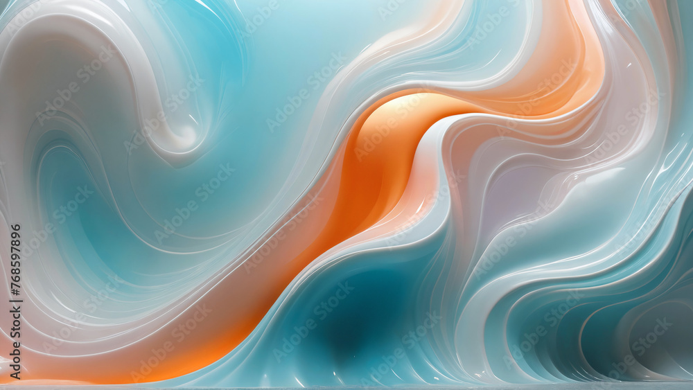 Fototapeta premium abstract colorful fluid art background