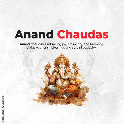 Illustration of Lord Ganesh...