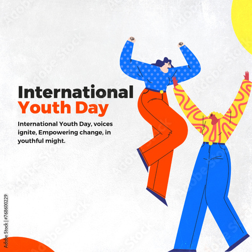 Illustration of youth celeb...