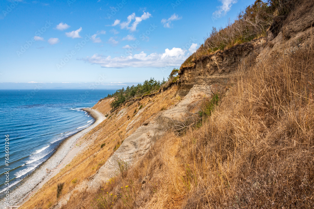 Coastal Overlook at Fort Ebey State Park in Washington State Coastal Overlook at Fort Ebey State Park in Washington State