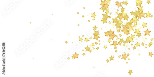 Magic stars vector overlay.  Gold stars scattered
