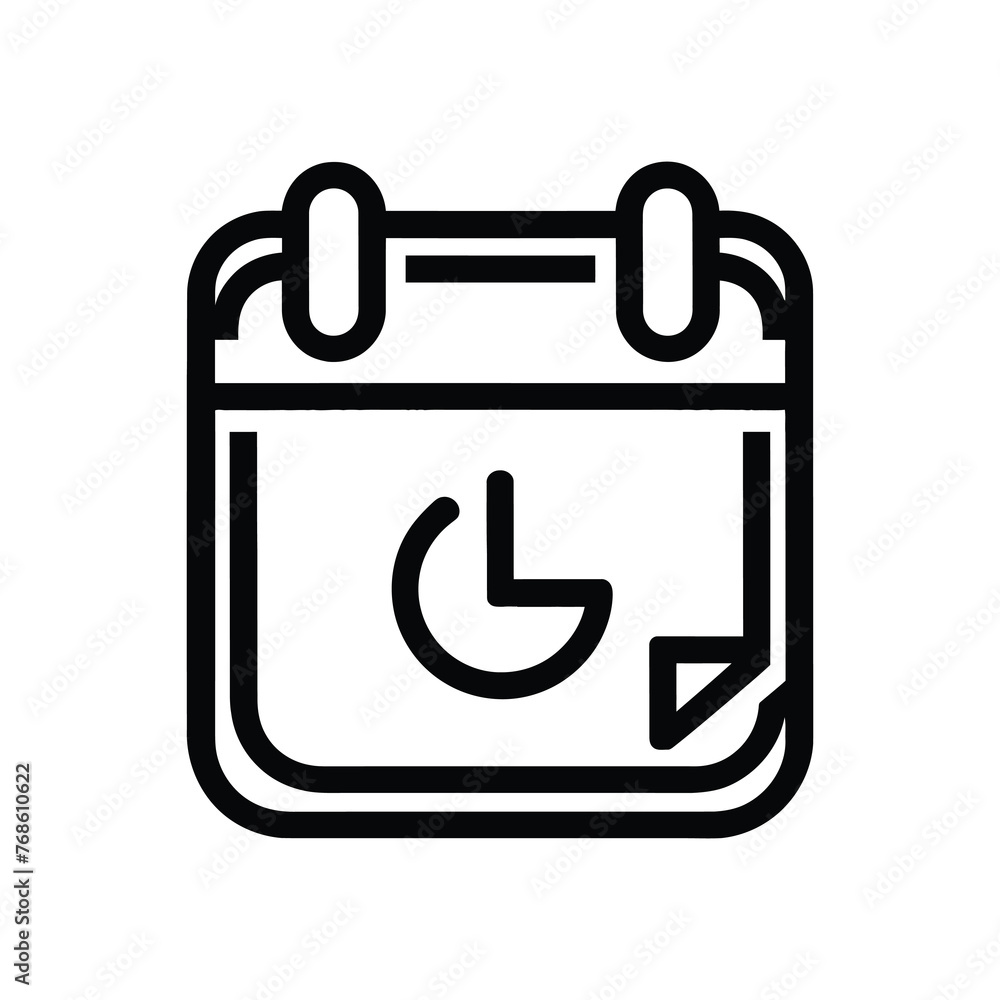 Calendar icon trendy design template Calendar icon trendy design template